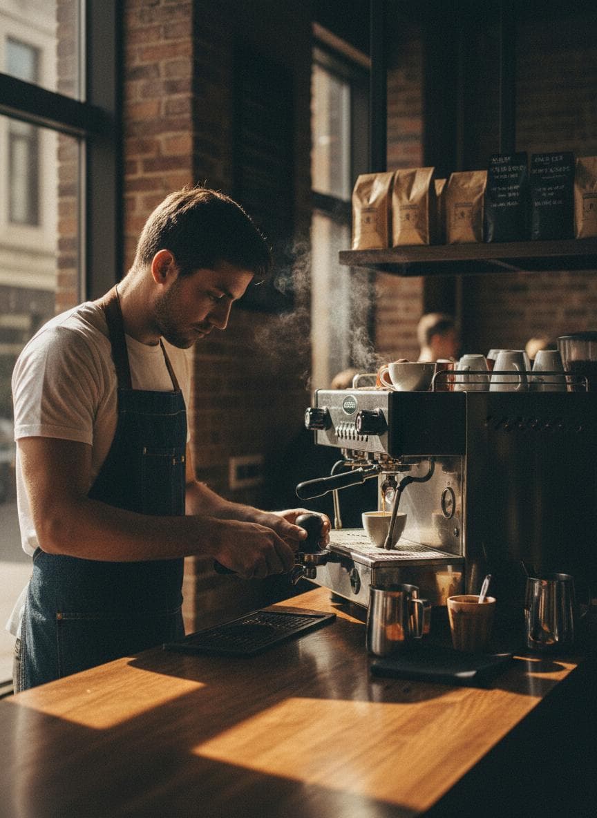 Premium Cafe Experience with Freshly Brewed Coffee